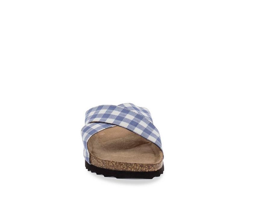 Women's Western Chief Gingham Sophie Cross Footbed Sandals