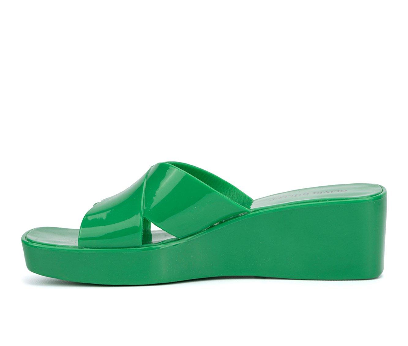 Olivia miller discount wedge flip flops