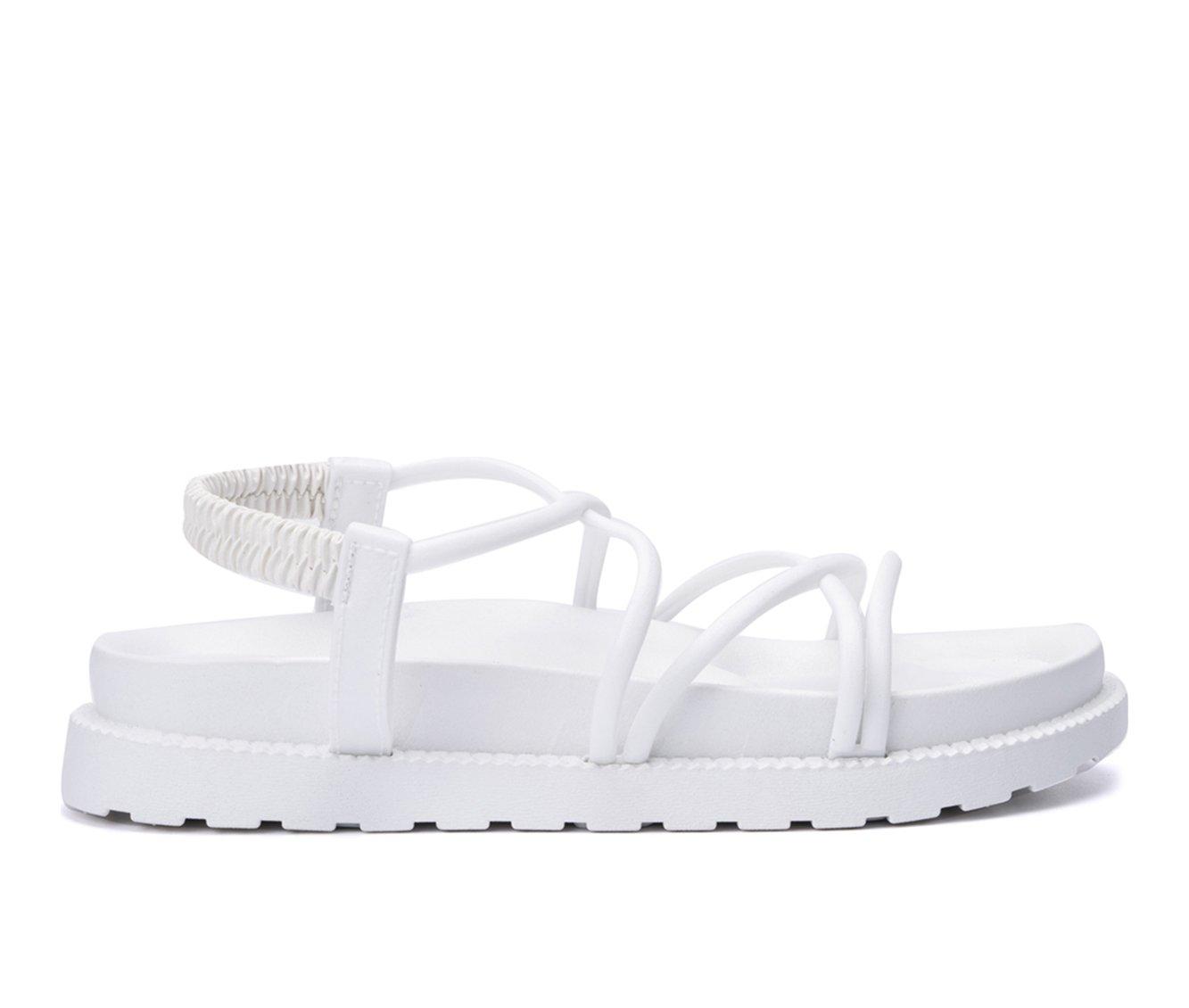 Women's Olivia Miller Venus Strappy Footbed Sandals