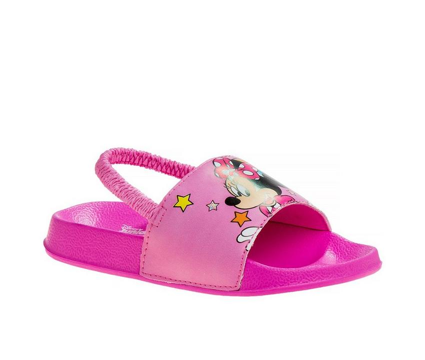 Girls' Disney Toddler & Little Kid Minnie Stars Footbed Sandals