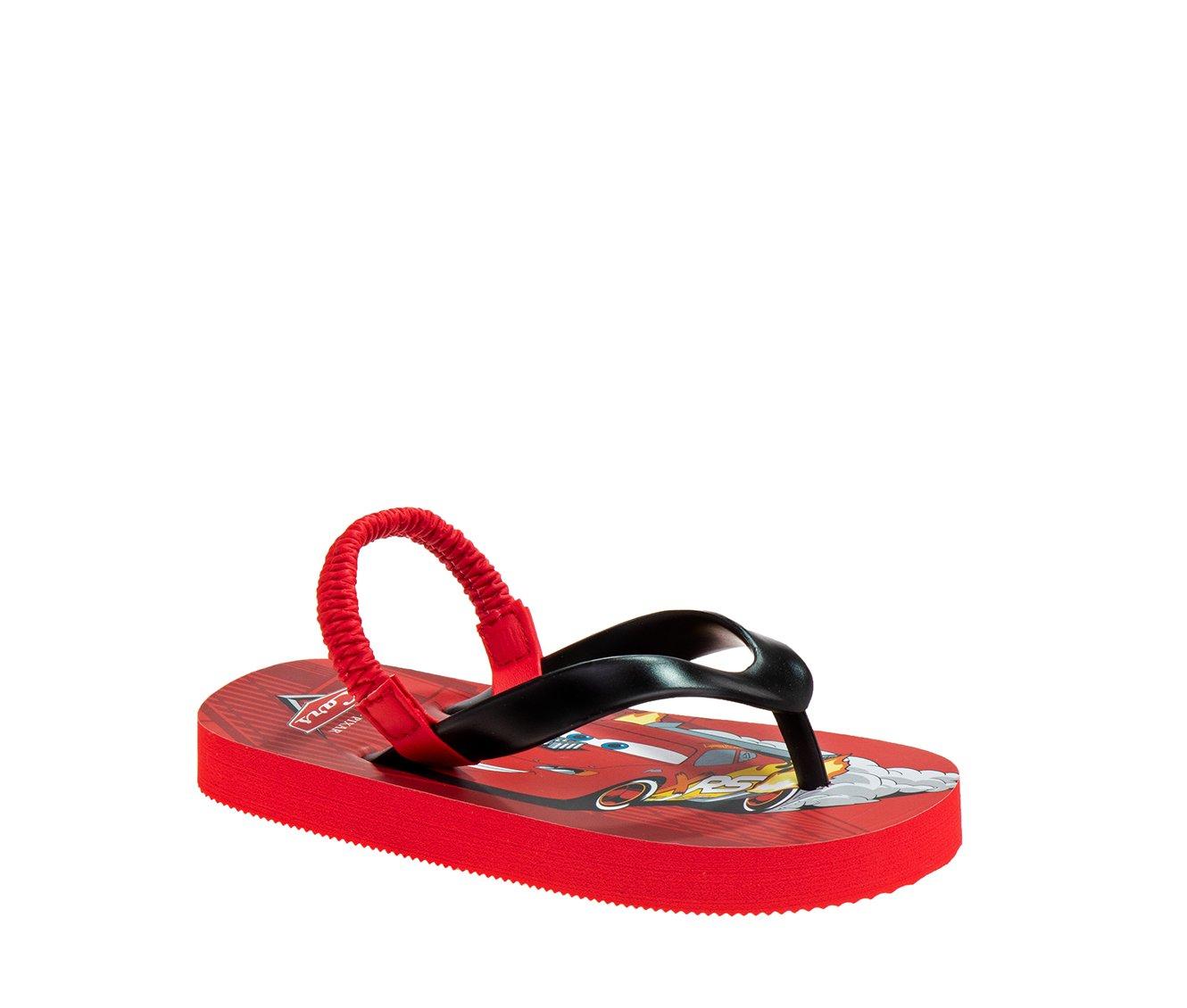 Boys' Disney Toddler & Little Kid Cars Back Strap Flip Flops