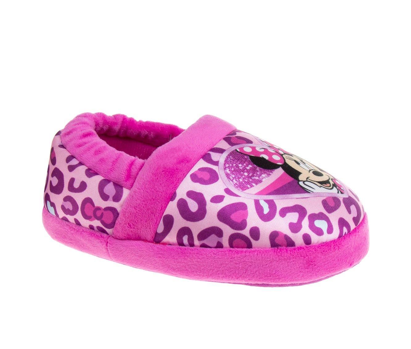 Disney Toddler & Little Kid Minnie Leopard Slippers