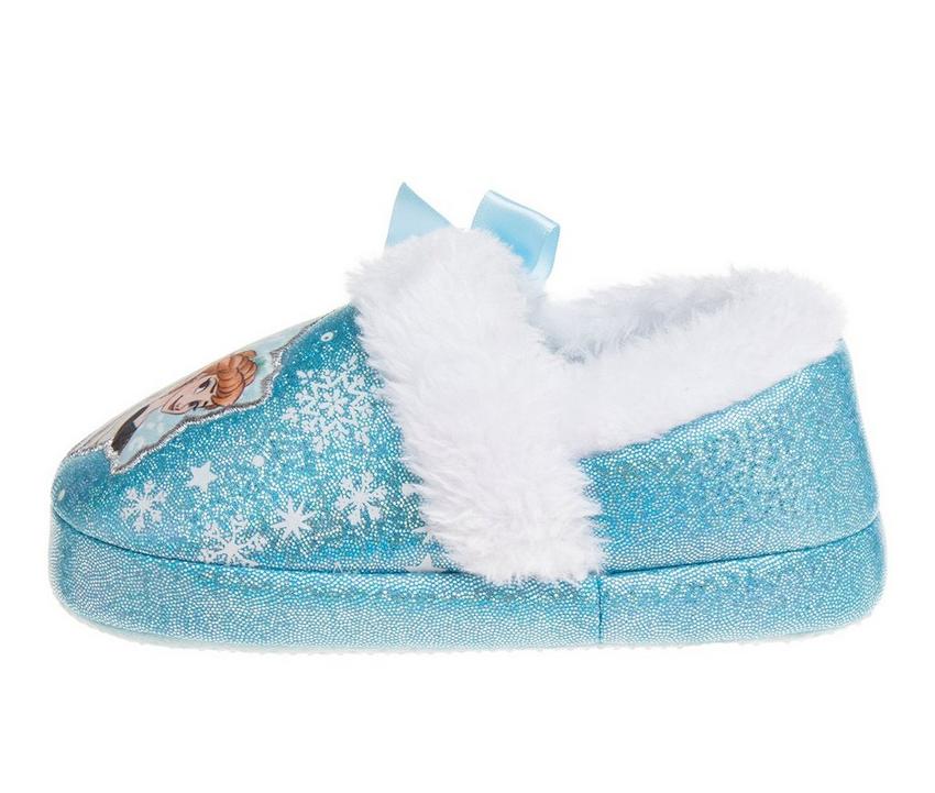 Disney Toddler & Little Kid Frozen White Fur Slippers