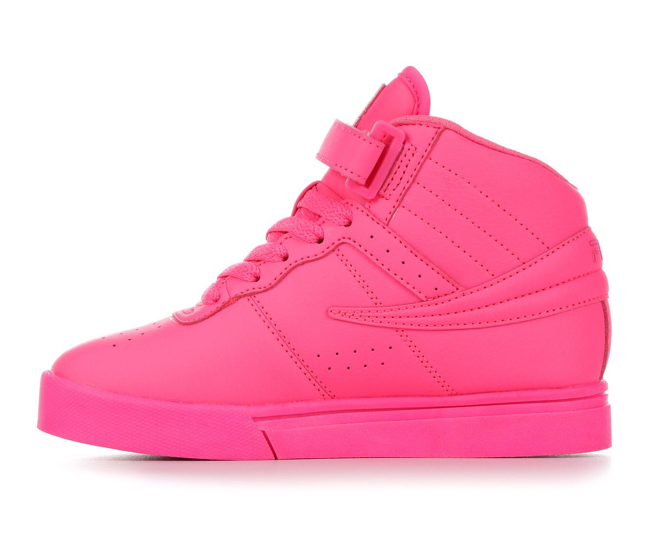 Girls' Fila Little Kid & Big Kid Vulc 13 Knockout High-Top Sneakers