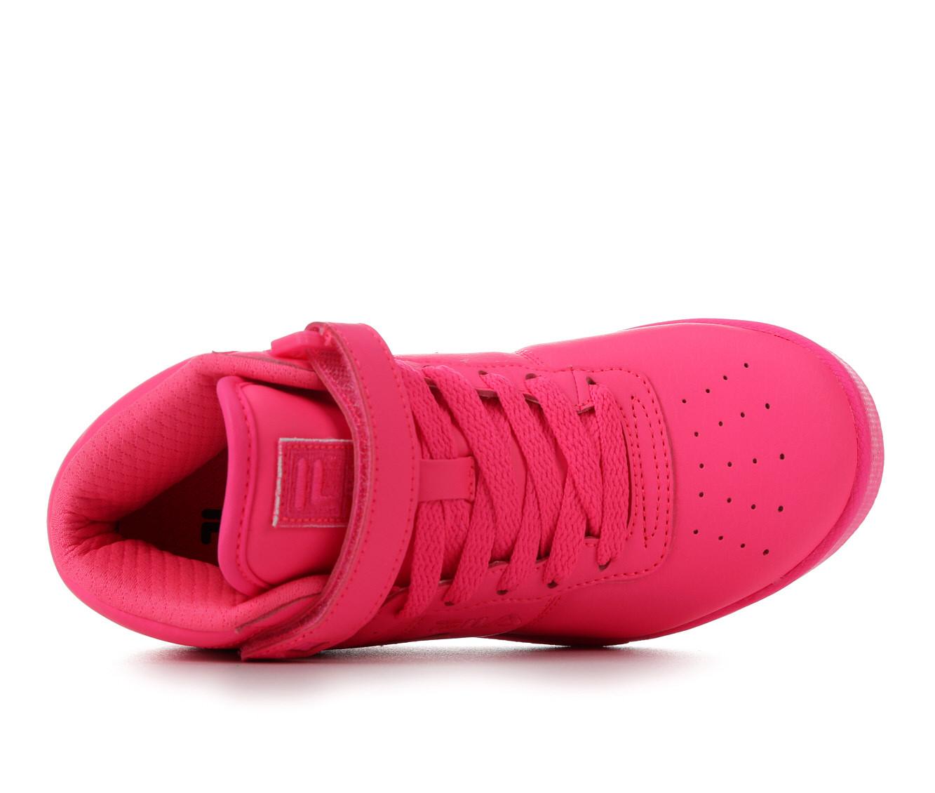 Girls' Fila Little Kid & Big Vulc 13 Knockout High-Top Sneakers