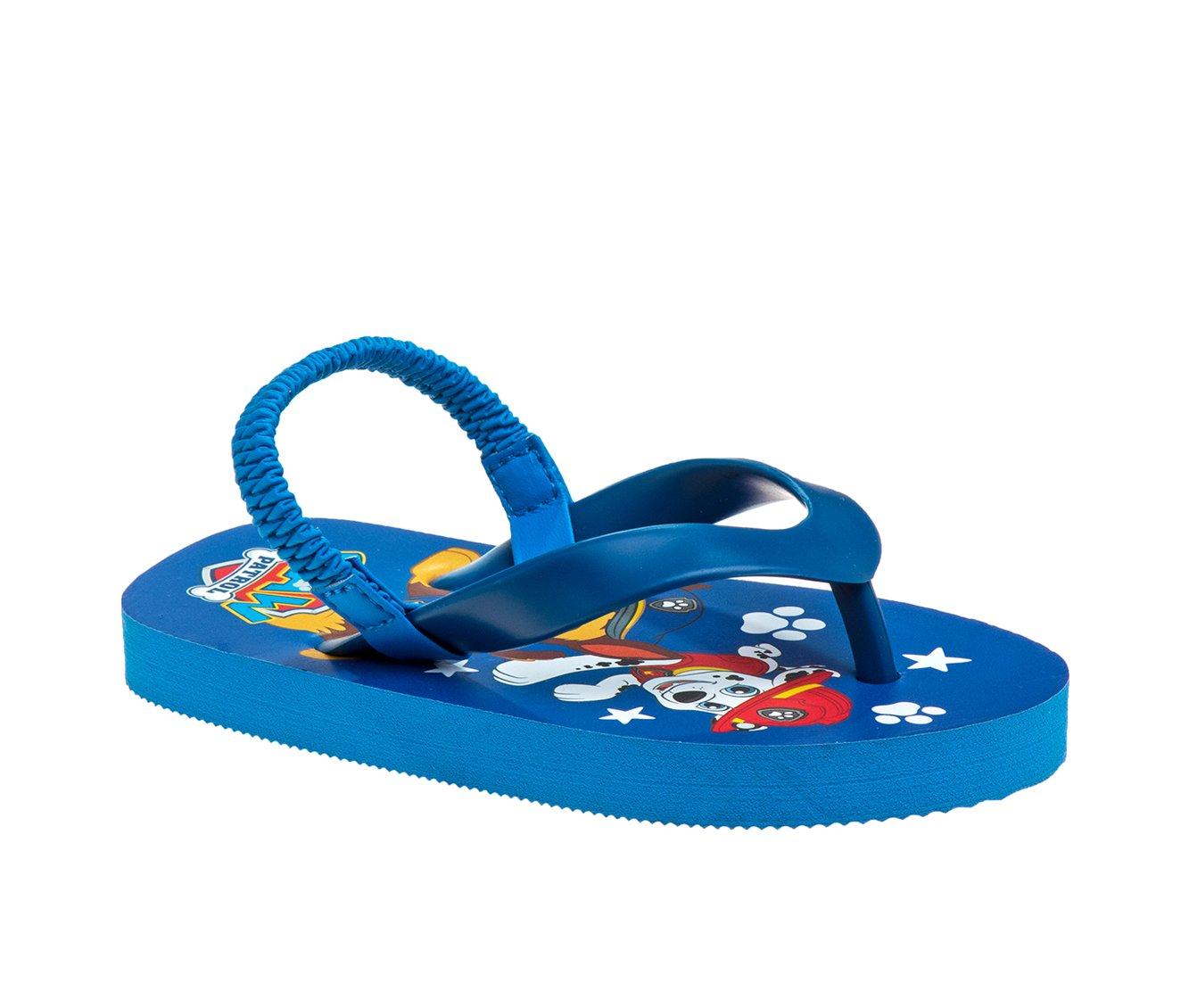 Boys' Nickelodeon Toddler & Little Kid Stylish Paw Flip Flops