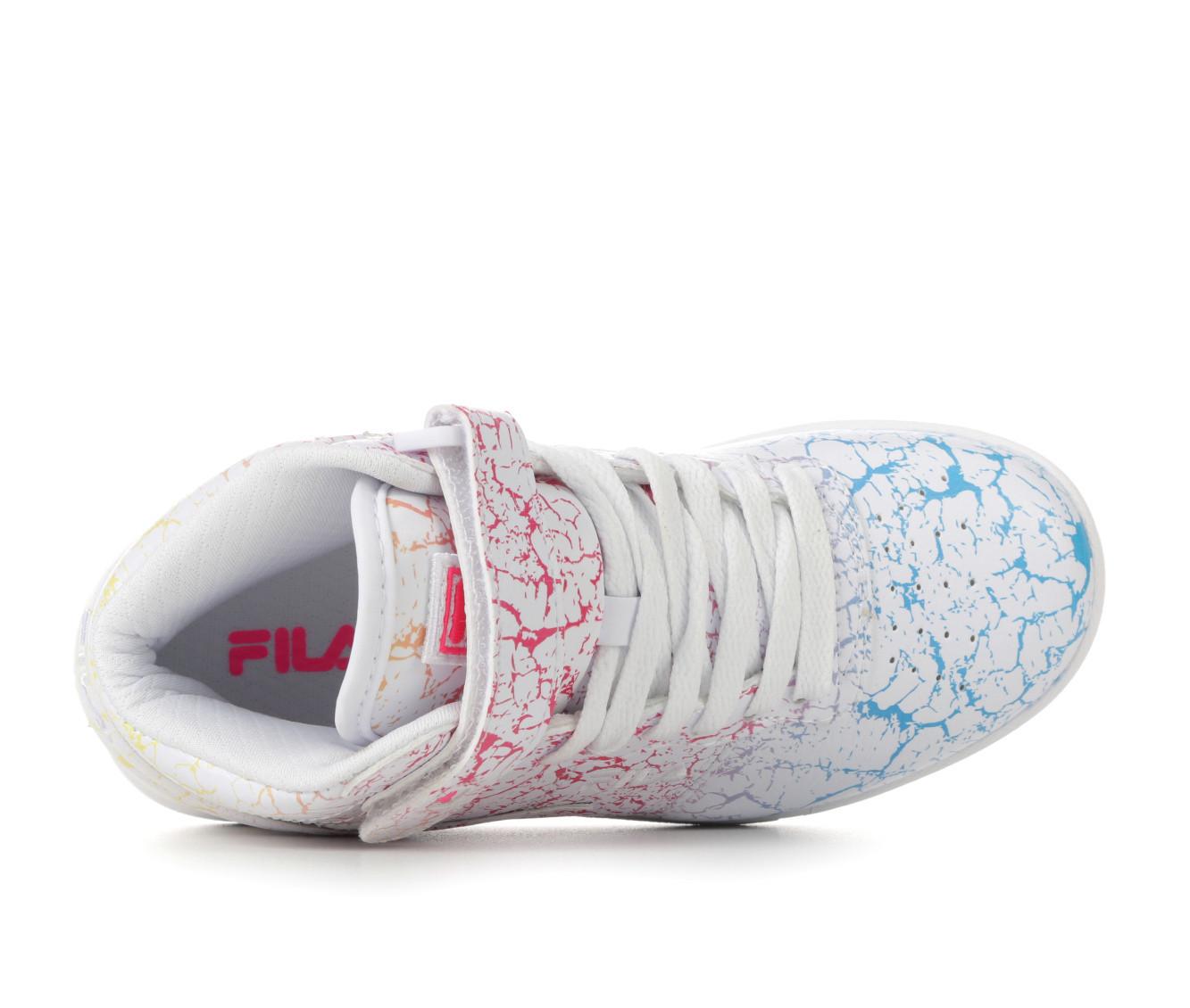 Girls' Fila Little Kid & Big Kid Vulc 13 Crackle Flag High-Top Sneakers