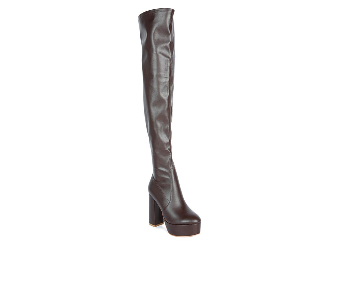 Women's London Rag Bubble Platform Knee High Boots