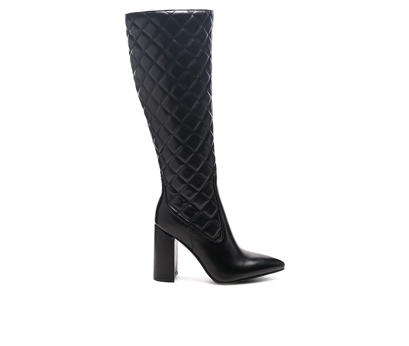 Women's London Rag Quilt Knee High Boots