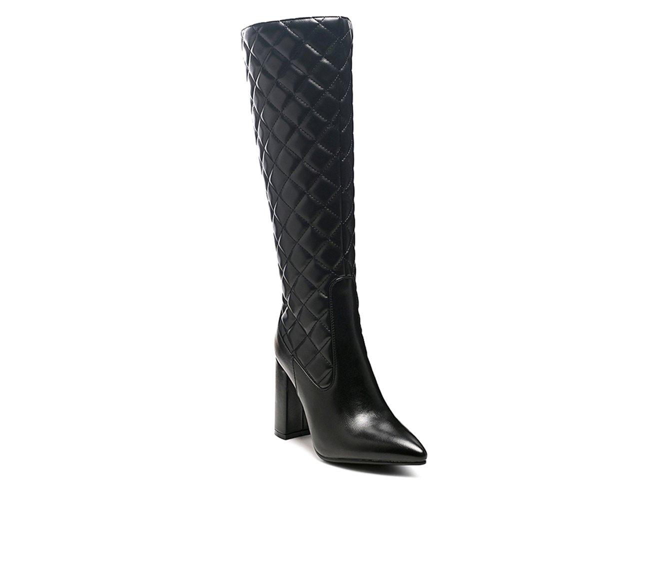 Women's London Rag Quilt Knee High Boots