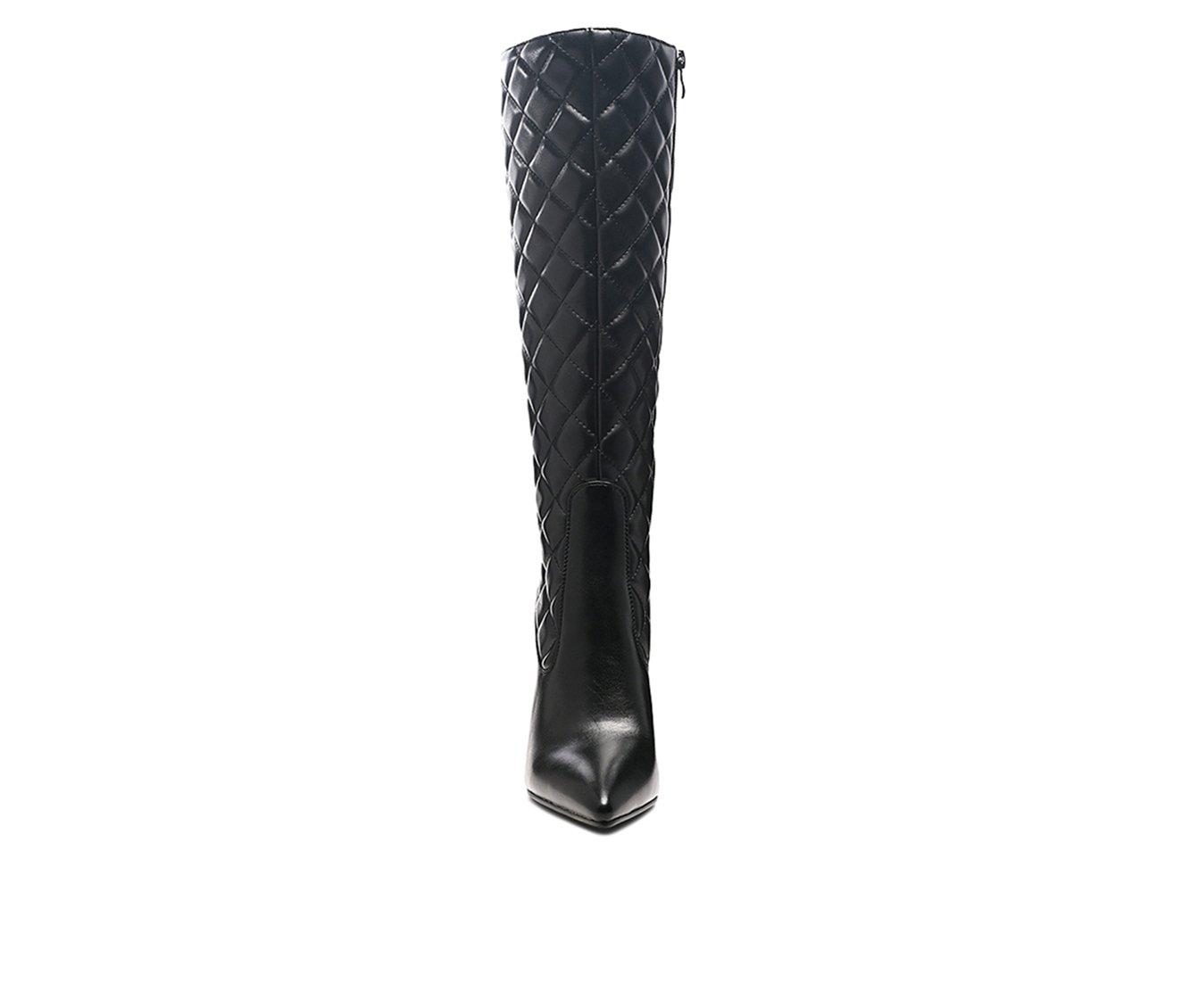 Women's London Rag Quilt Knee High Boots