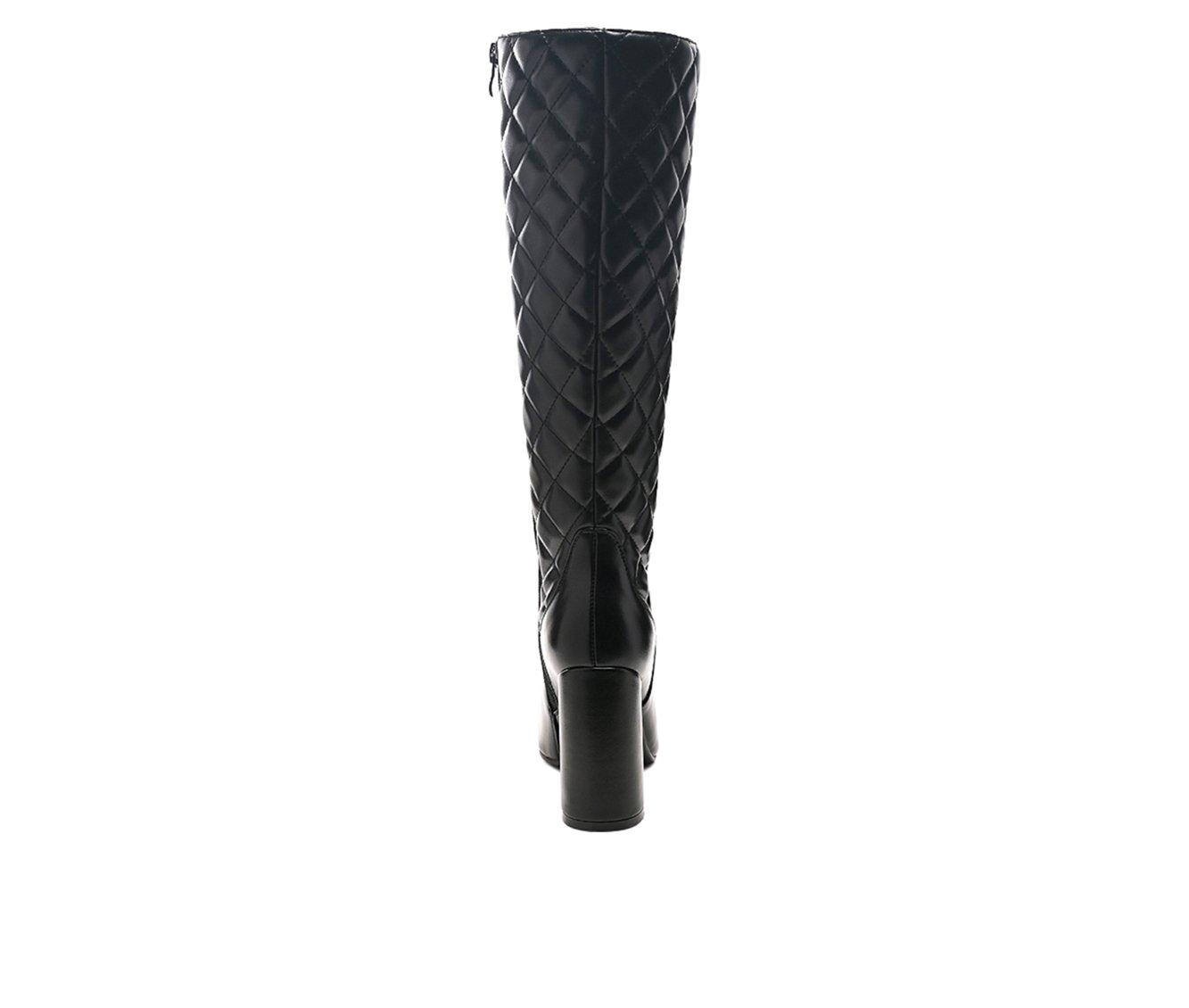 Women's London Rag Quilt Knee High Boots