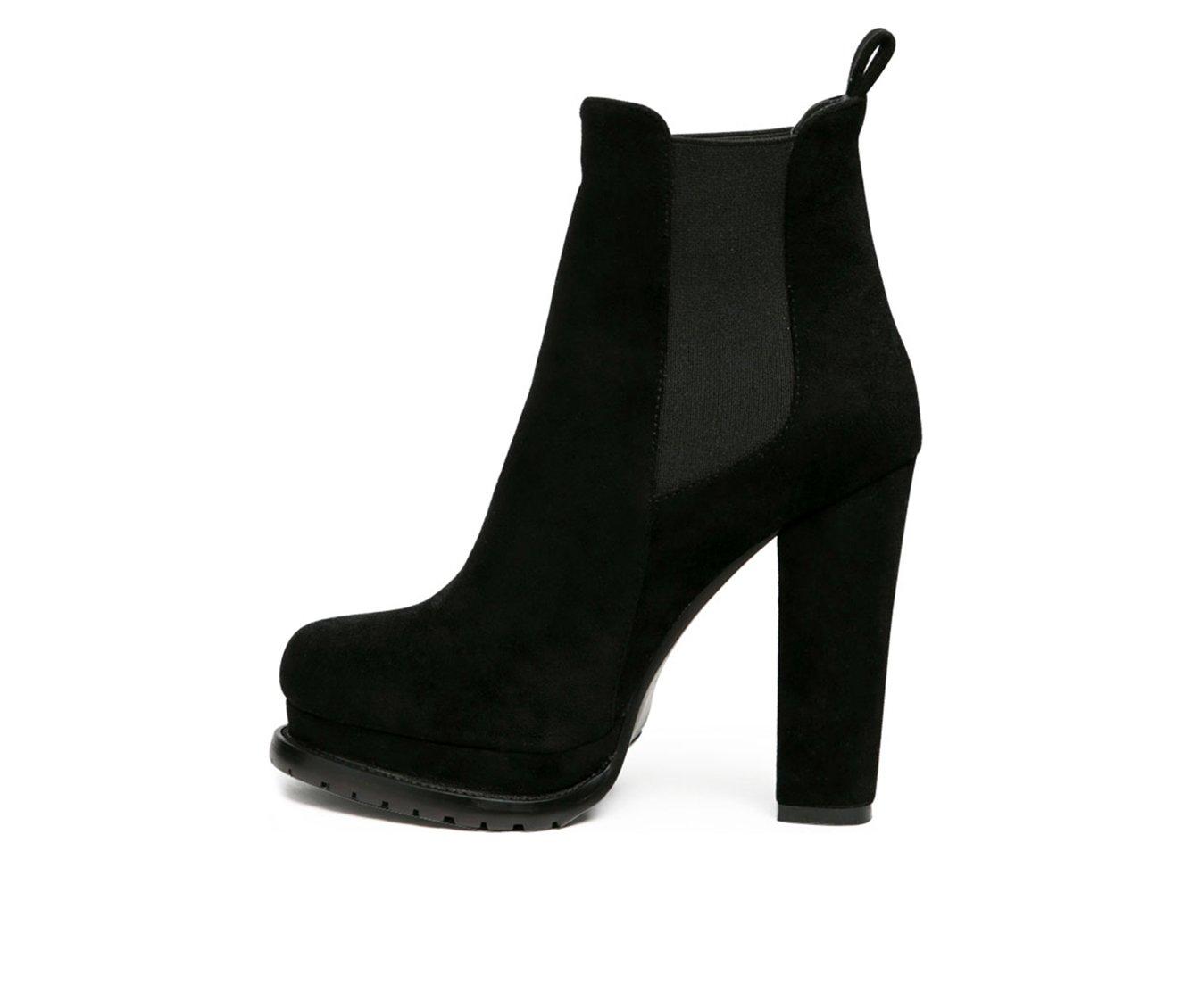 Women's London Rag Spire Platform Block Heel Booties