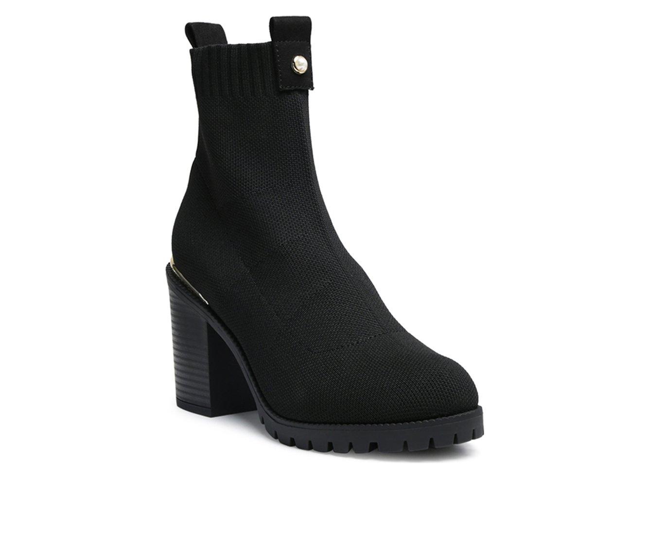 Women's London Rag Medusa Block Heel Booties