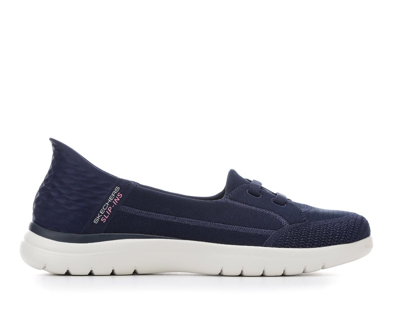 Ladies skechers slip outlet ons