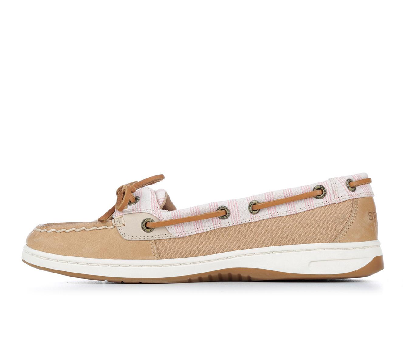 Sperry striped boat best sale shoes