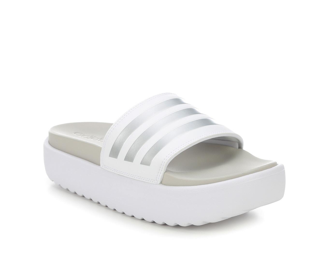 Women's Adidas Adilette Platform Sport Slides