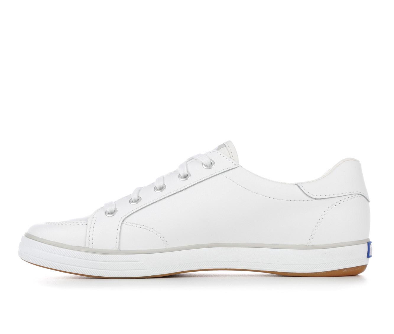 Keds white leather sneakers deals