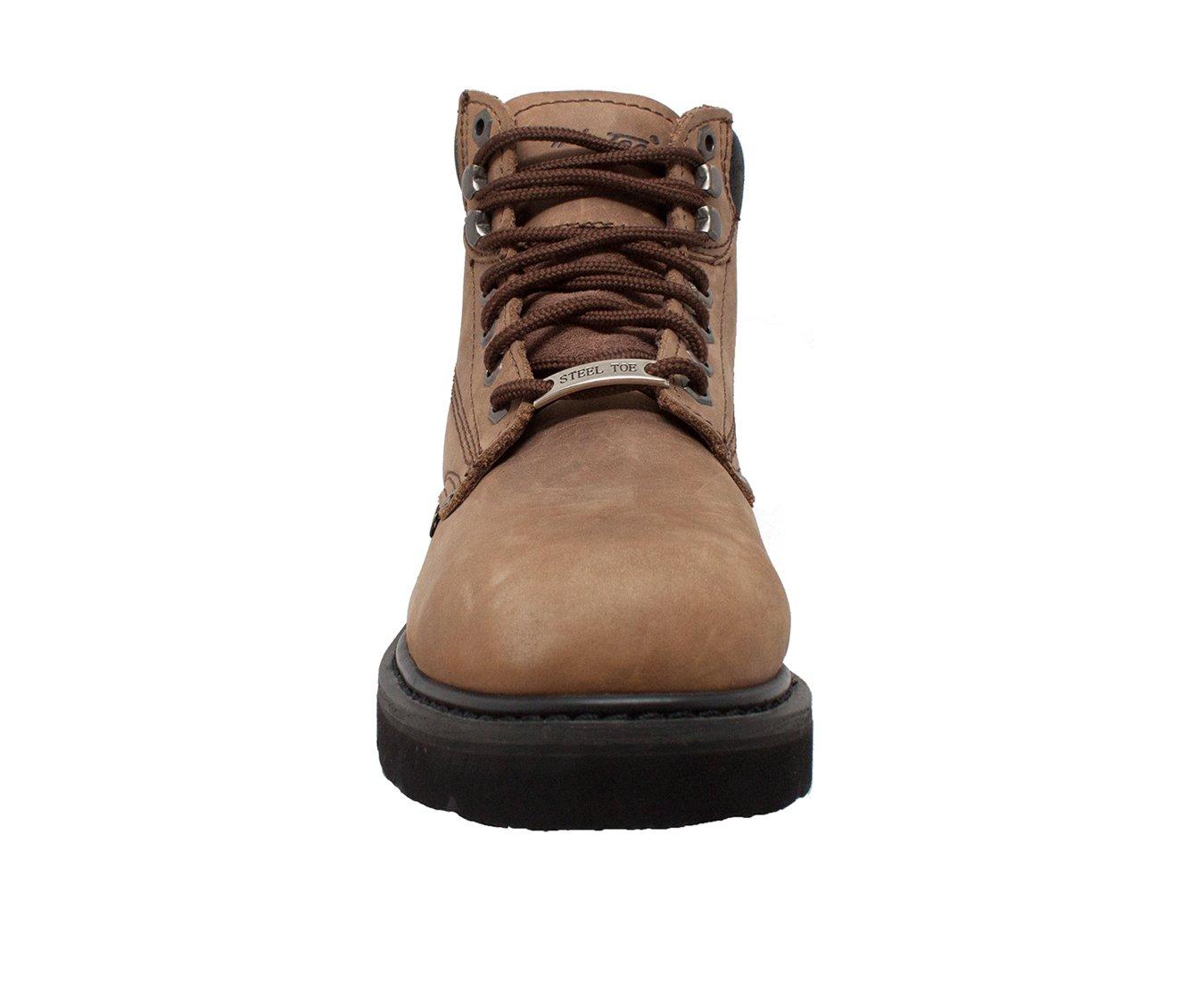 Men's AdTec 6" Full Grain Leather Steel Toe Work Boots