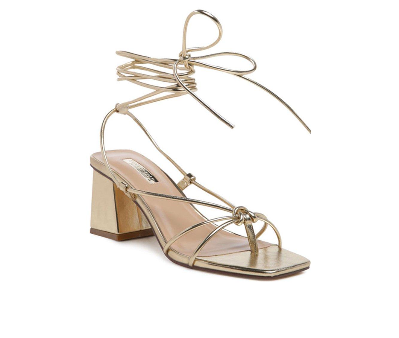 Women's London Rag Spruce Dessert Block Heel Dress Sandals