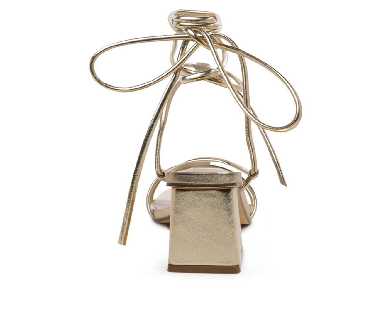 Women's London Rag Spruce Dessert Block Heel Dress Sandals