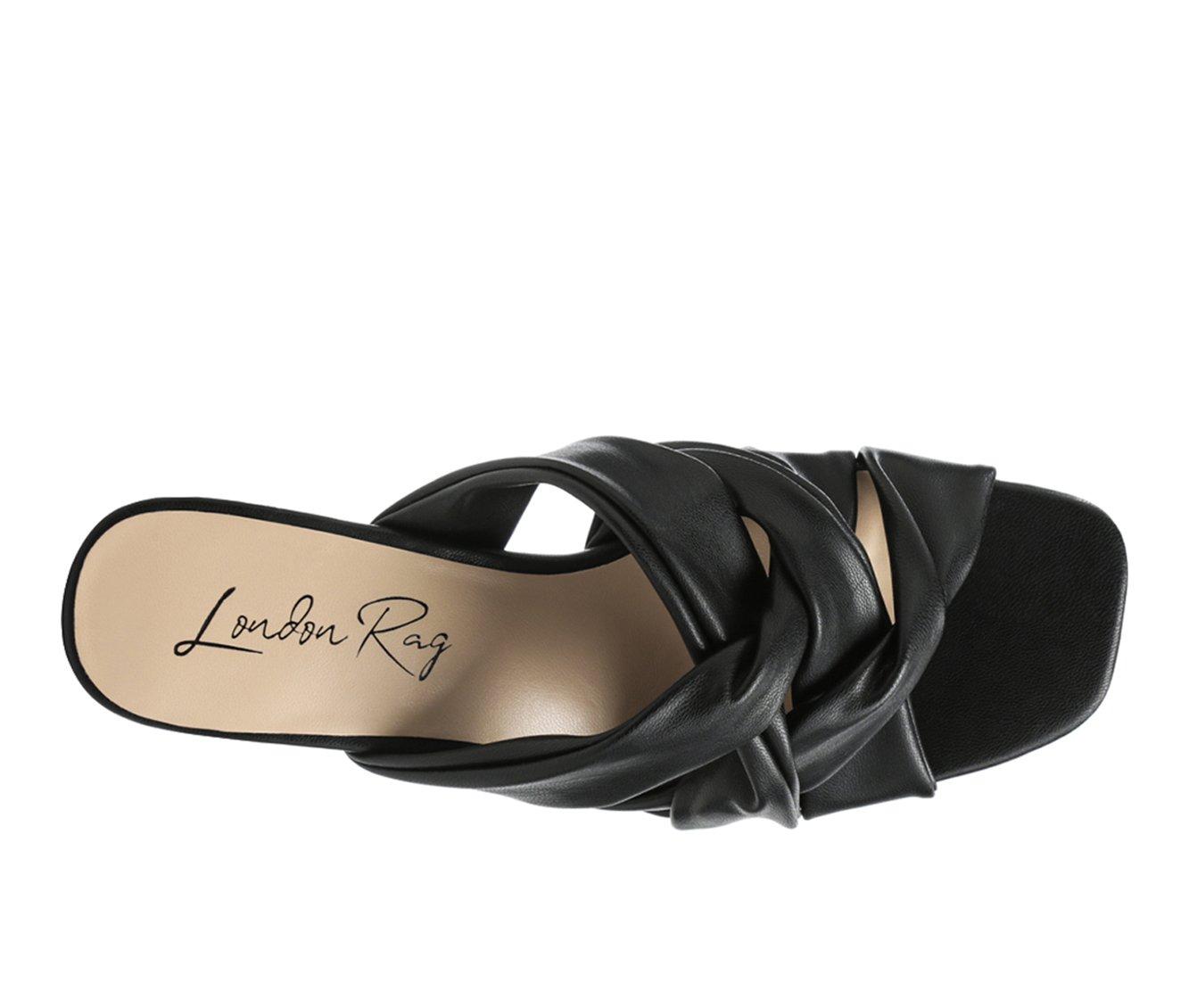 Women's London Rag Knope Block Heel Dress Sandals