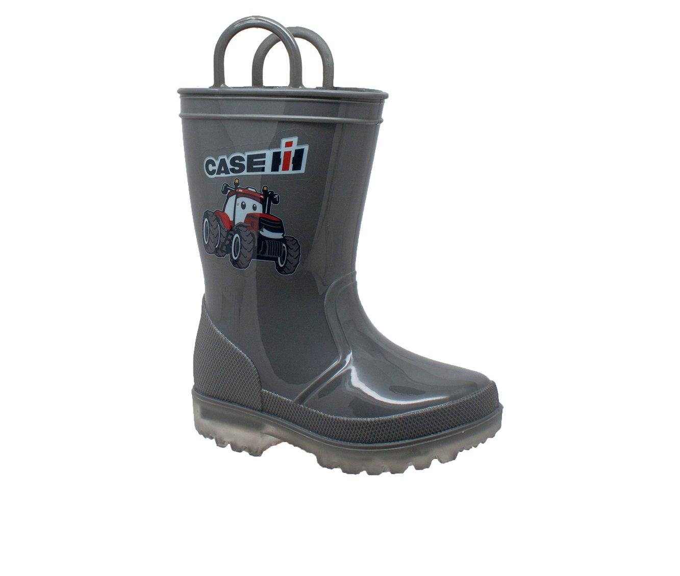 Boys' Case IH Toddler PVC Light-Up Rain Boots