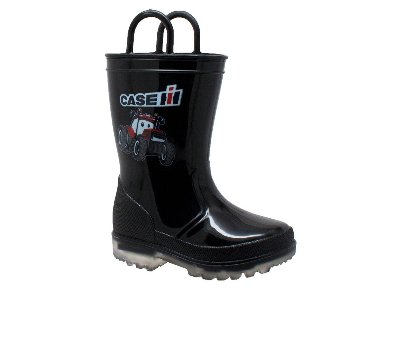 Boys' Case IH Little Kid PVC Light-Up Rain Boots