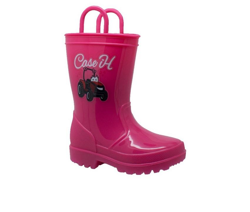 Girls' Case IH Little Kid PVC Light-Up Rain Boots