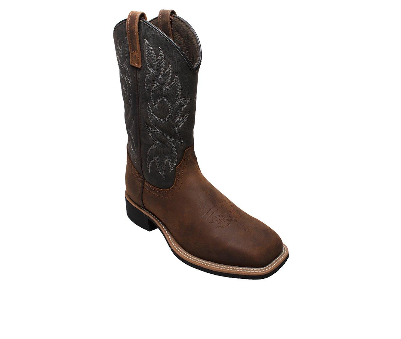 Men's AdTec 12" Work Western Square Toe Cowboy Boots