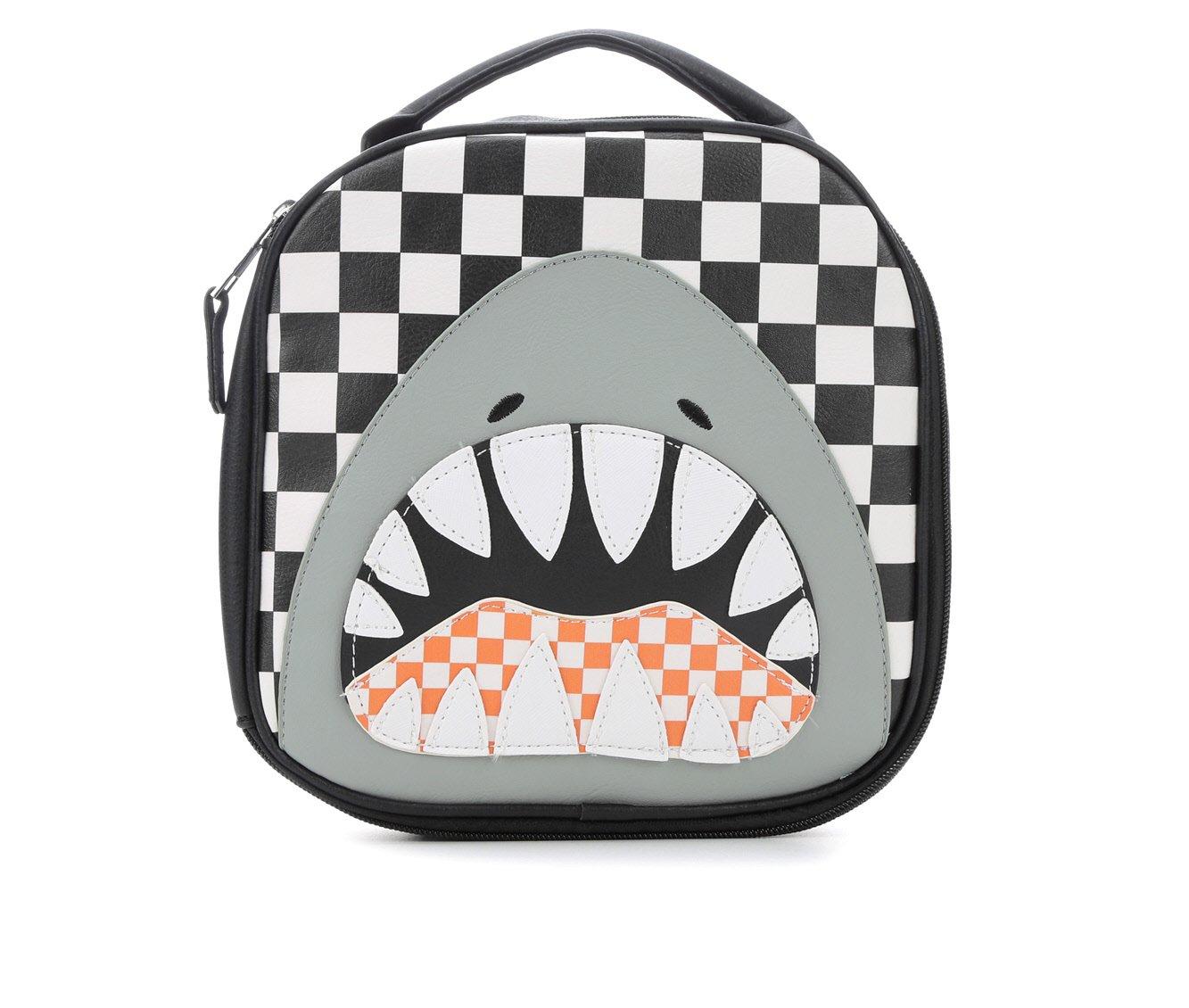 OMG Accessories Shark Checkerboard Lunch Box