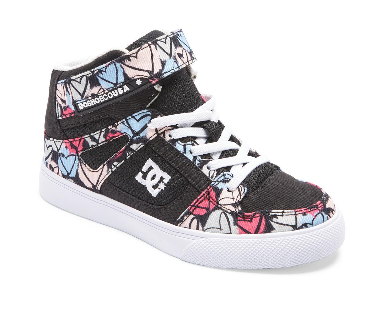 Girls' DC Pure High Top EV Print Sneakers