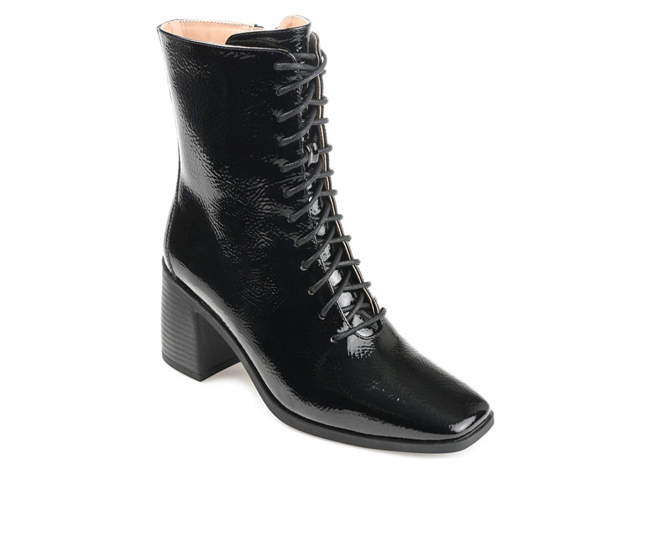 Women's Journee Collection Covva Heeled Combat Booties