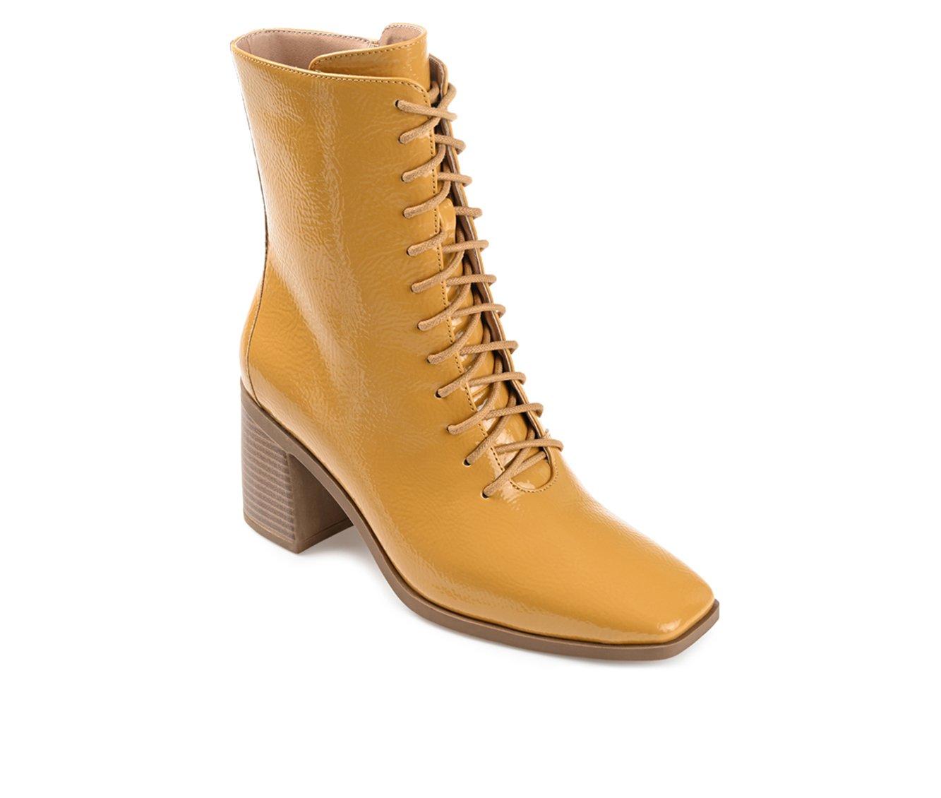 Women's Journee Collection Covva Heeled Combat Booties