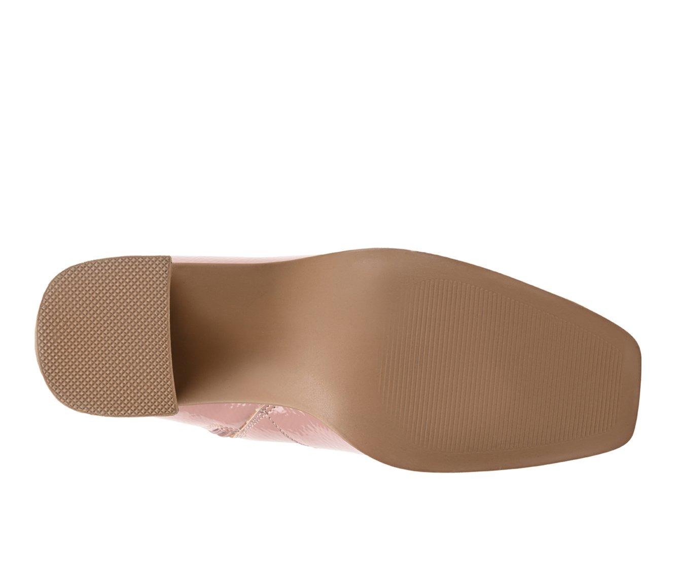 Women's Journee Collection Covva Heeled Combat Booties