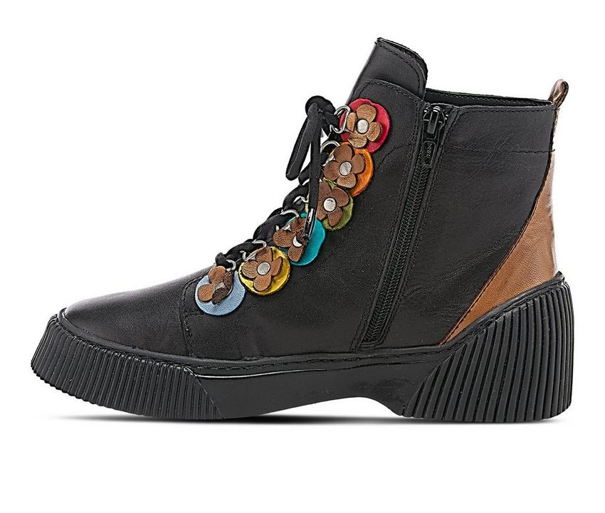 Women's SPRING STEP Yeba Lace Up Booties