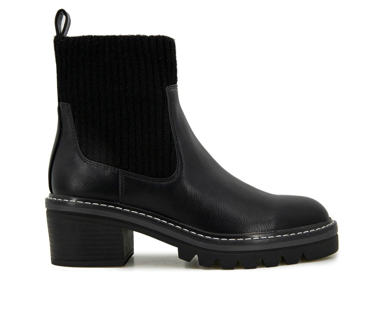 Kensie black ankle outlet boots