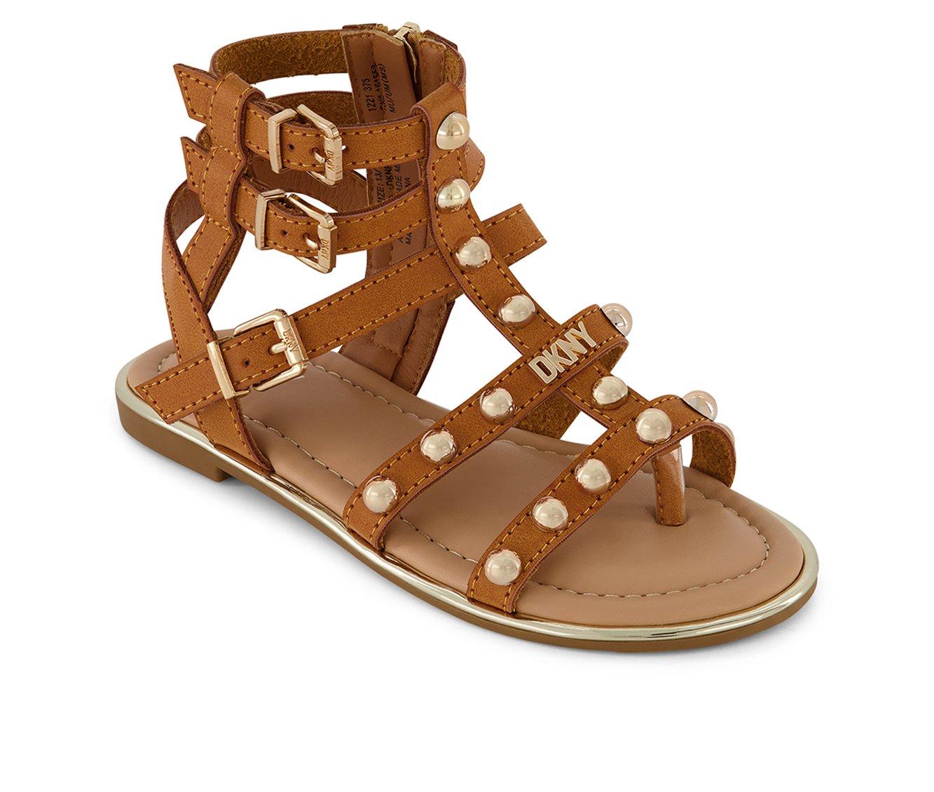 Girls' DKNY Little Kid & Big Kid Cassie Dome Gladiator Sandals