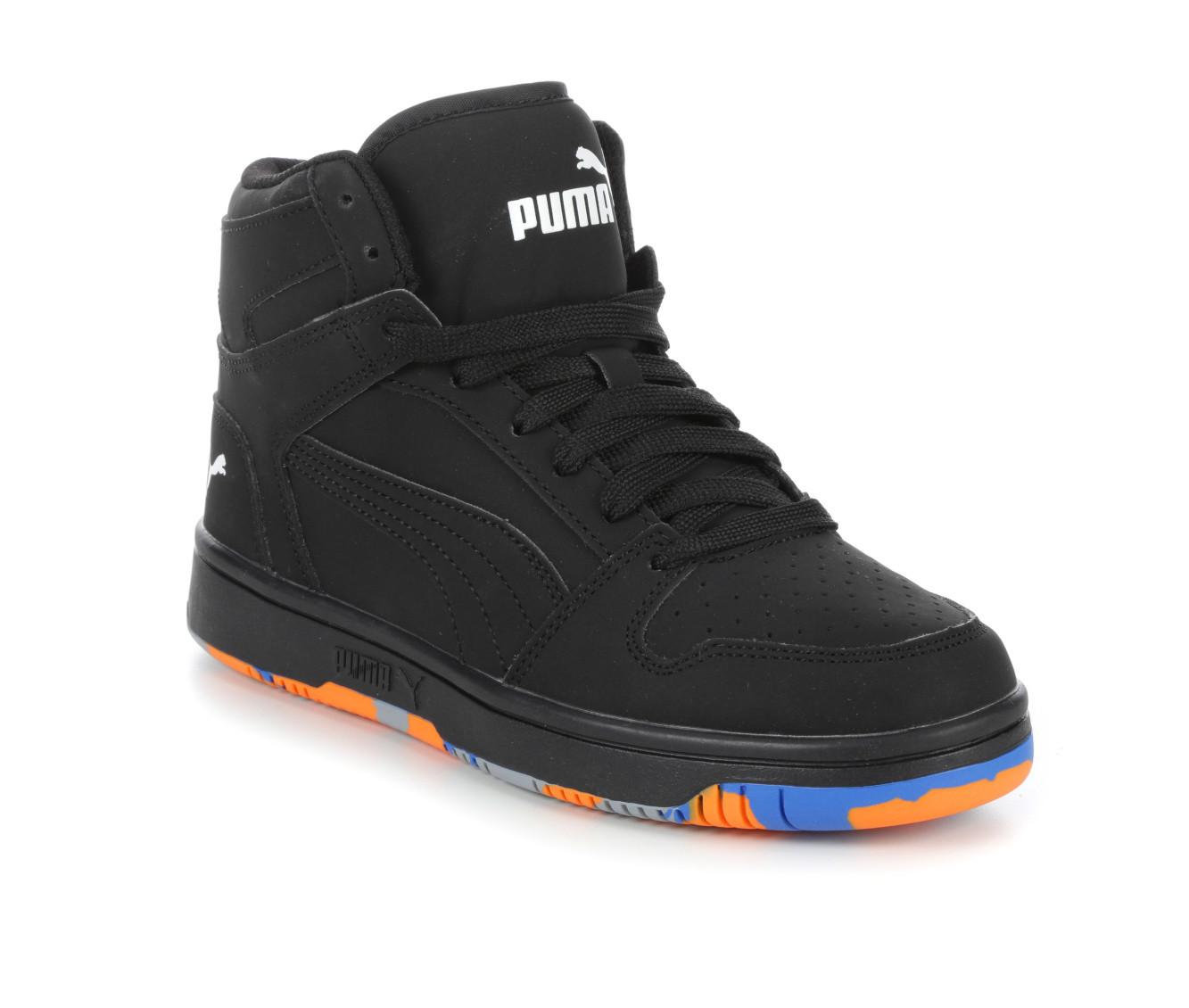 Boys' Puma Big Kid Rebound Layup Marble Sneakers