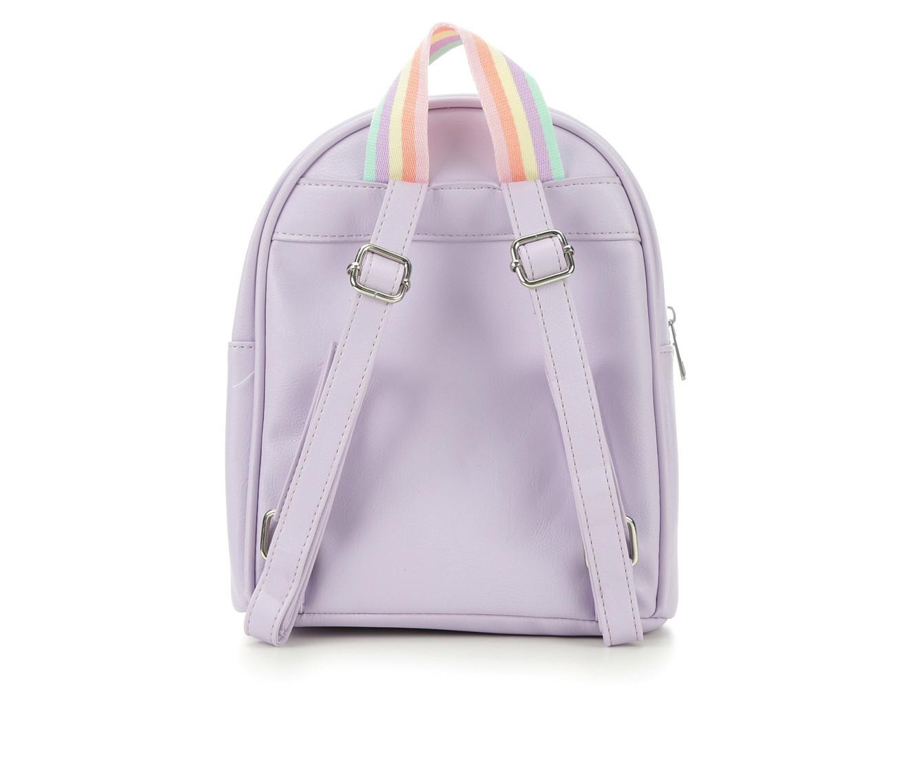 OMG Accessories Gwen Rainbow Crown Mini Backpack