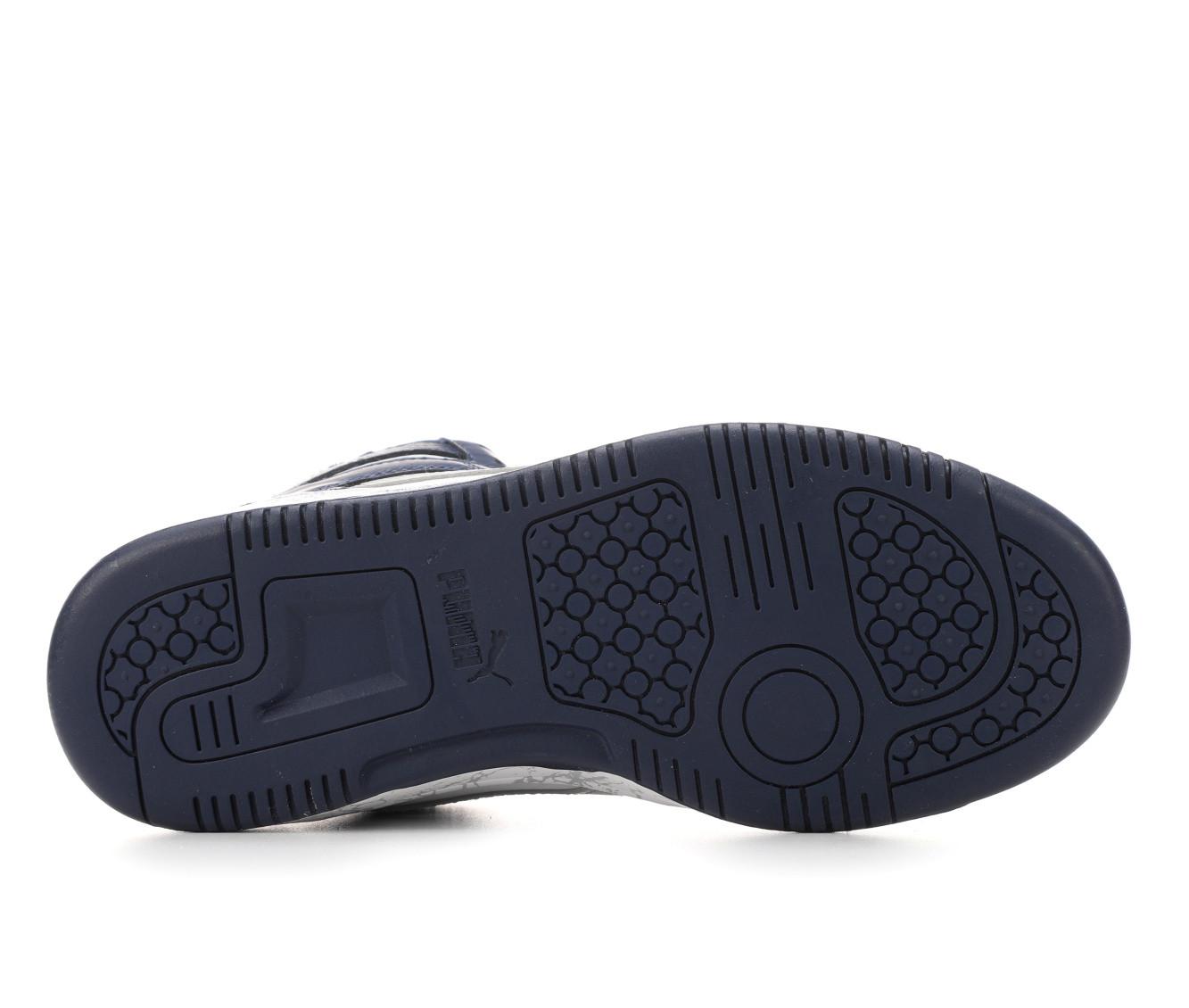 Boys' Puma Big Kid Rebound Lay Up Mid Marble Basketball Sneakers