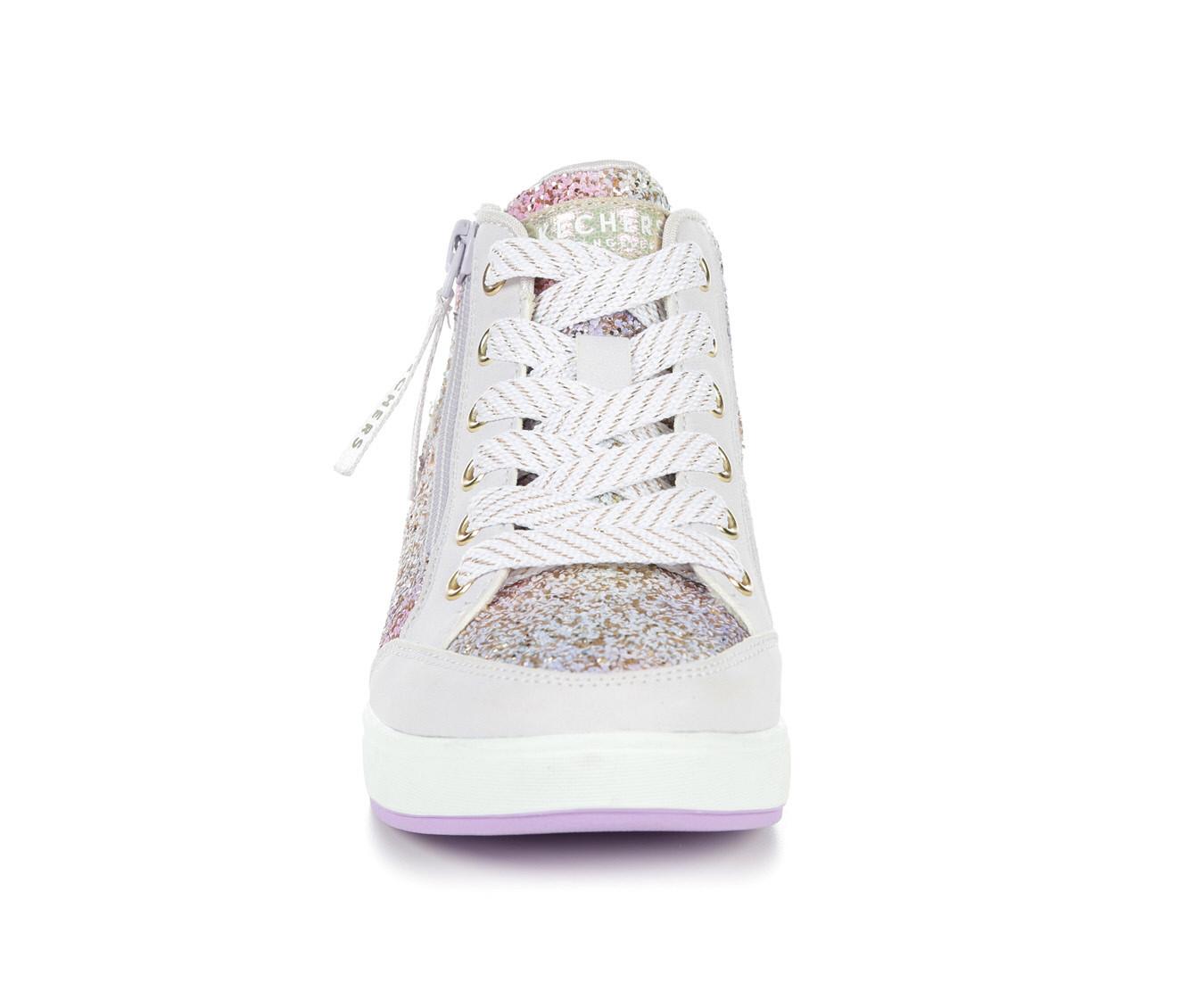 Girls' Skechers Little Kid & Big Kid Shoutouts 2.0 Hi Glitter Sneakers