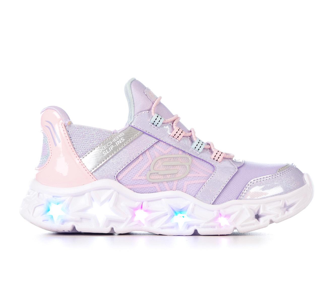 Girls' Skechers Little Kid & Big Kid Galaxy Lights Cosmic Slip-Ins Light-Up Shoes