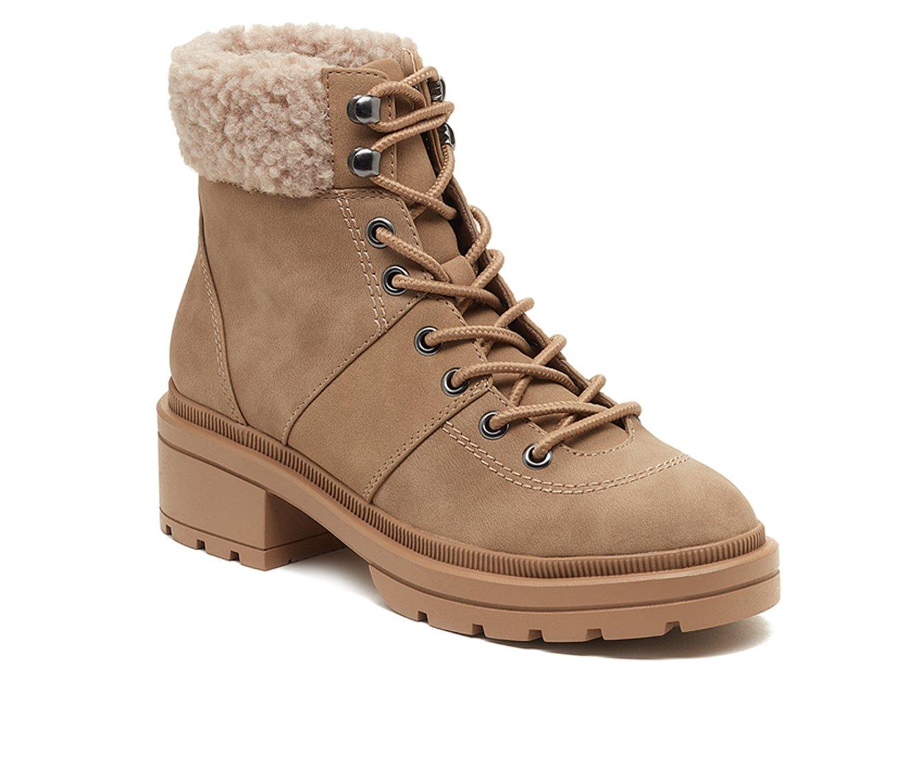 Women's Rocket Dog Icy Heeled Lace Up Boots