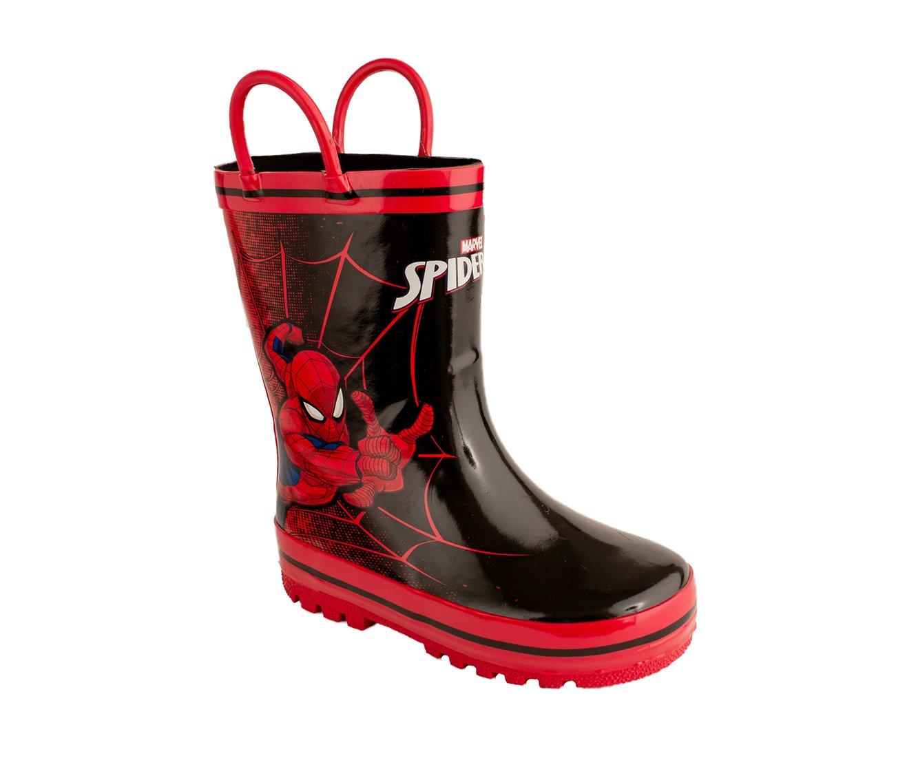 Boys spiderman rain boots hotsell