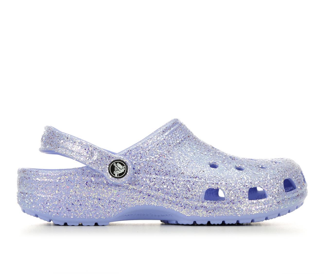 Shimmer crocs clearance