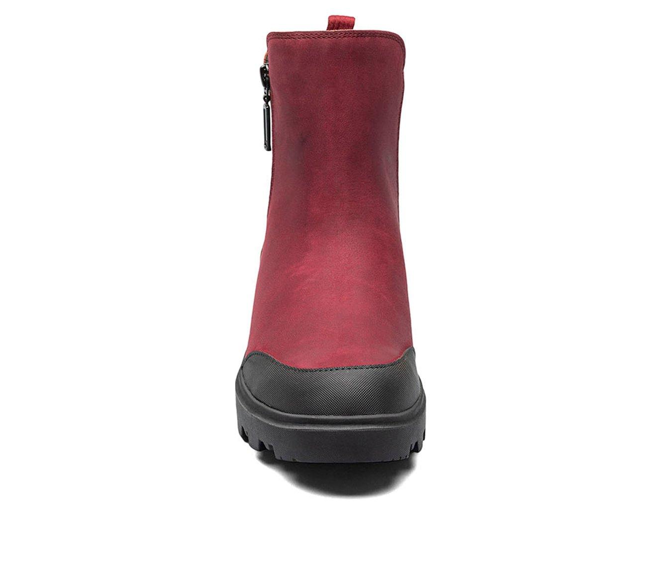 Women's Bogs Footwear Holly Zip Leather Winter Boots