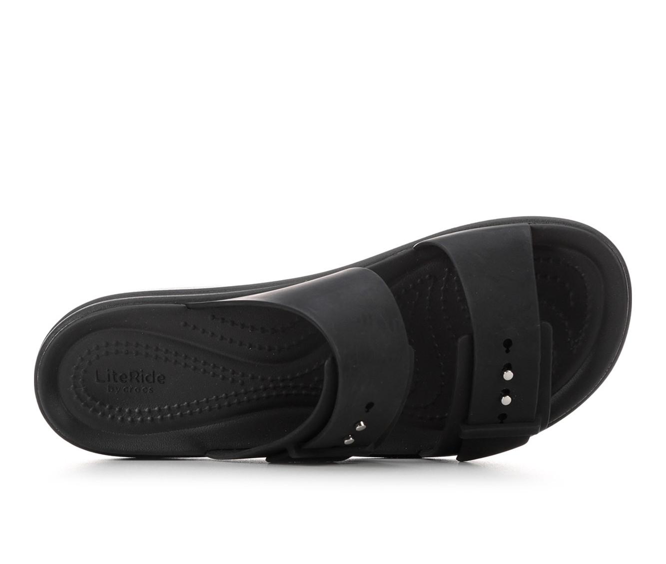 Women's Crocs Brooklyn Low Buckle Platform Sandals | Shoe Carnival