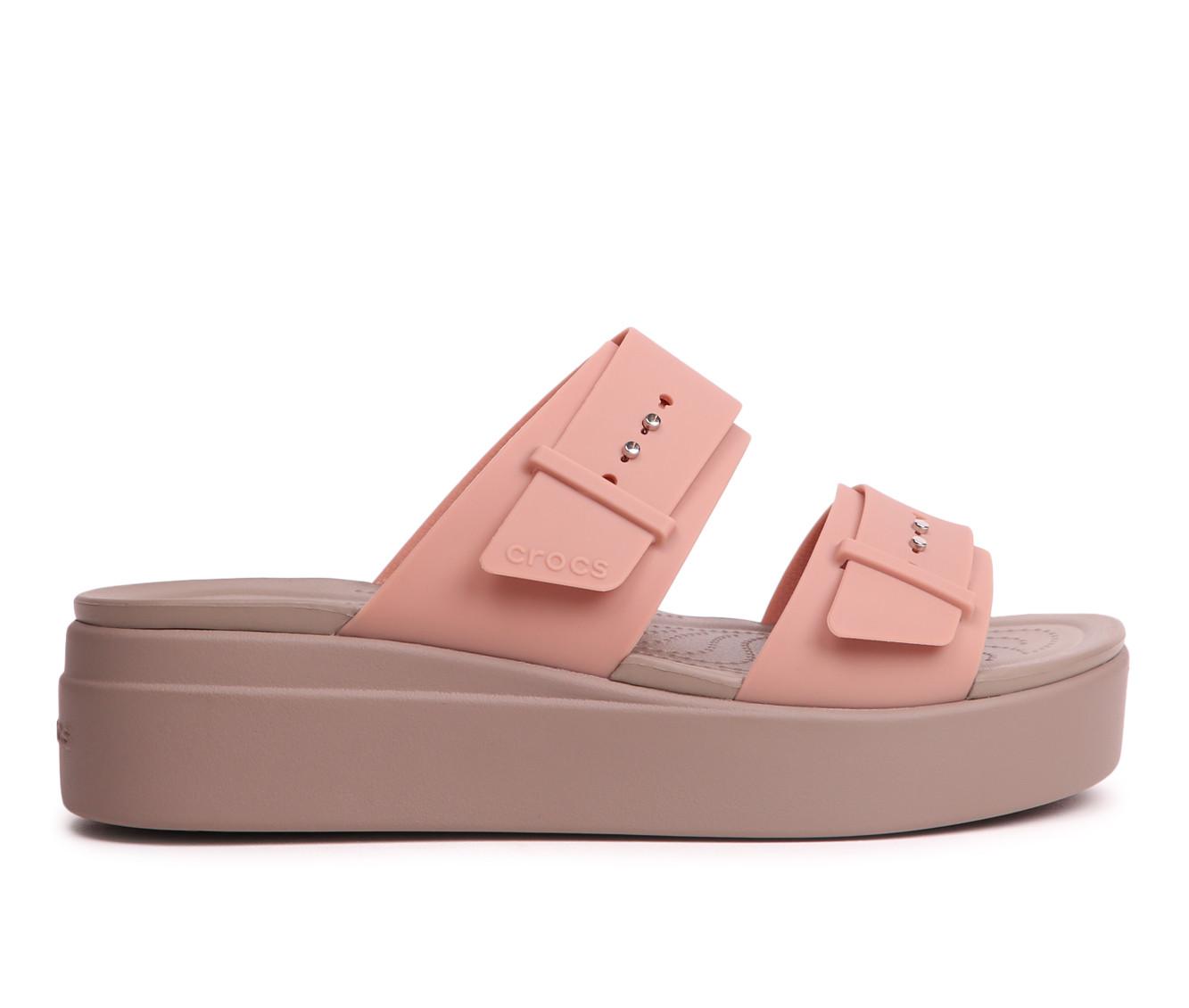 Women's Crocs Brooklyn Low Buckle Platform Sandals