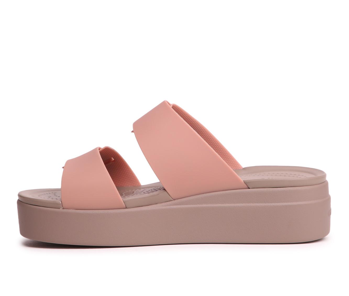 Women's Crocs Brooklyn Low Buckle Platform Sandals